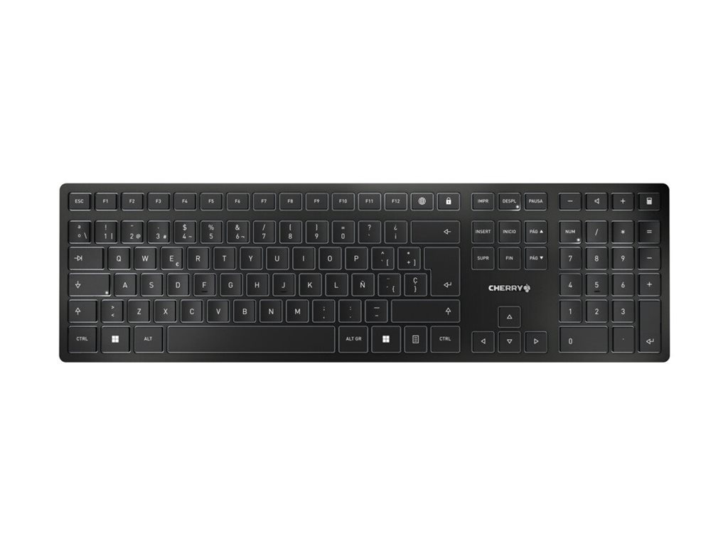 Cherry KW 9100 SLIM - Tastatur - kabellos - 2.4 GHz, Bluetooth 4.0