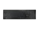 Cherry KW 9100 SLIM - Tastatur - kabellos - 2.4 GHz, Bluetooth 4.0