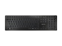 Cherry KW 9100 SLIM - Tastatur - kabellos - 2.4 GHz, Bluetooth 4.0