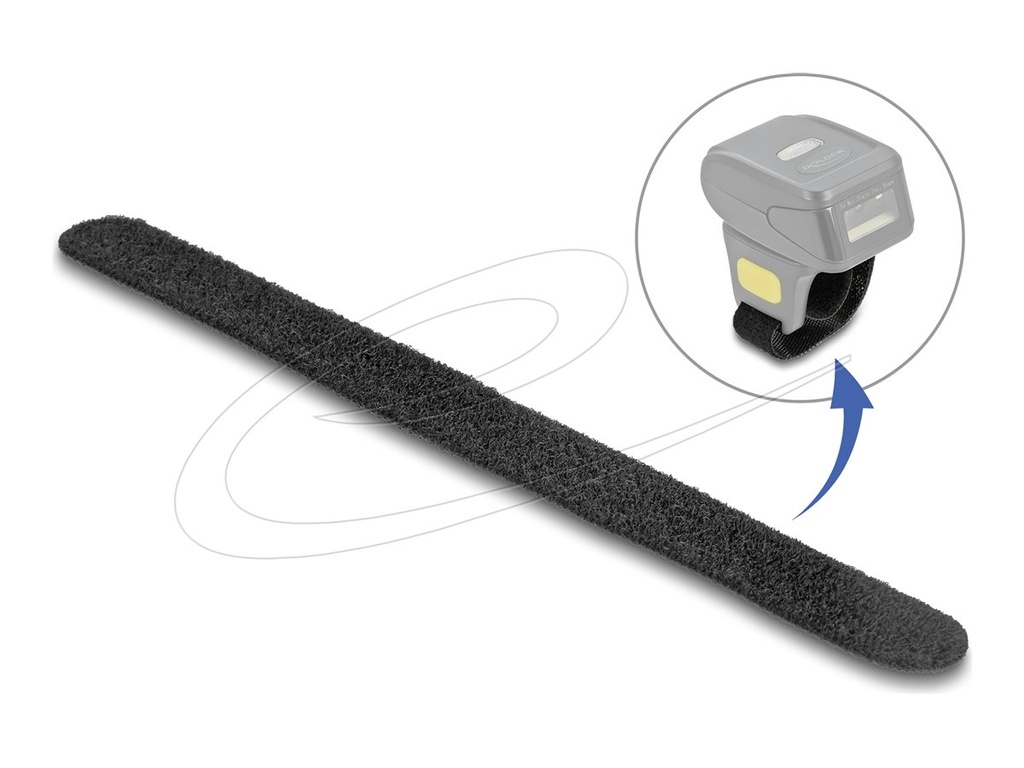 Delock Klettverschluss - Schwarz