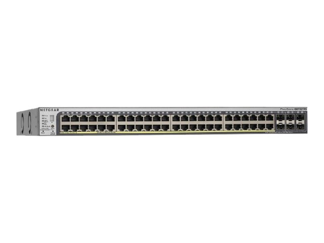 Netgear Smart GS752TS - Switch - managed - 48 x 10/100/1000 + 2 x Kombi-Gigabit-SFP + 4 x Gigabit SFP