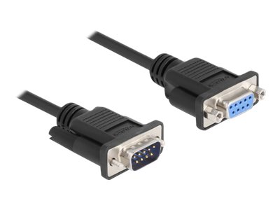 Delock Nullmodemkabel - DB-9 (M) zu DB-9 (W)