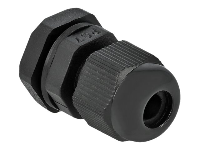 Delock PG7 - Kabelverschraubung - Schwarz (Packung mit 10)