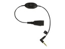 Jabra Headset-Kabel - Quick Disconnect männlich zu mini-phone stereo 3.5 mm männlich