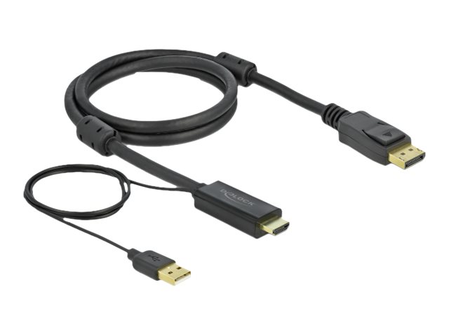 Delock Video- / Audiokabel - HDMI, USB (nur Strom)