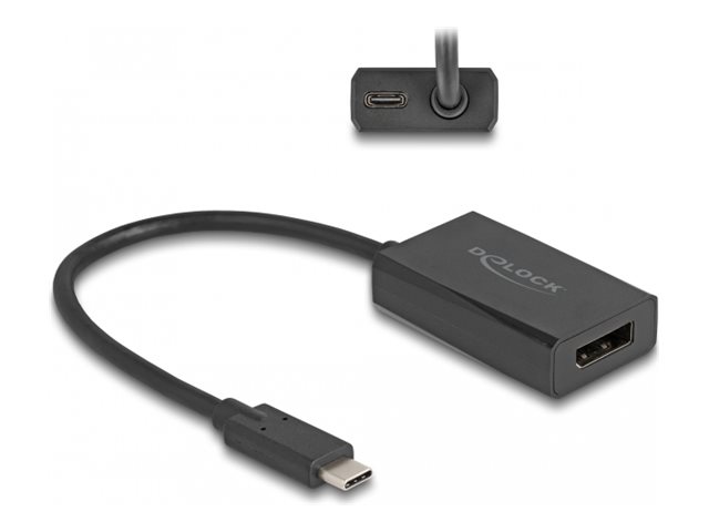 Delock USB-Kabel - 24 pin USB-C (M) zu DisplayPort, USB-C (PD)