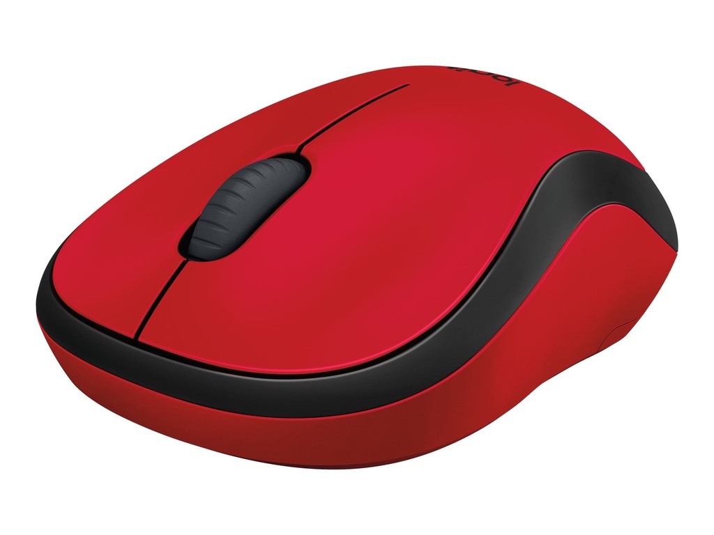 Logitech M220 Silent - Maus - optisch - 3 Tasten - kabellos - 2.4 GHz - kabelloser Empfänger (USB)