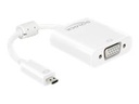 Delock Adapter HDMI Micro-D male > VGA female with Audio - VGA-Adapter - 19 pin micro HDMI Type D (M)