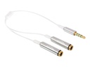 Delock Audio-Splitter - 4-poliger Mini-Stecker