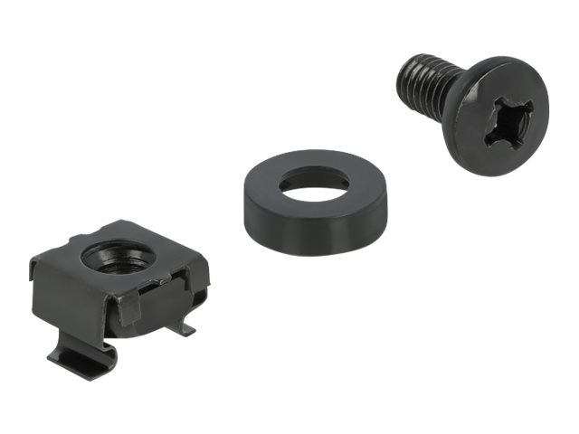Delock Rackmontagesatz - Schwarz