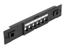 Delock Leeres Keystone-Patchpanel - Schwarz - 1U - 25.4 cm (10")