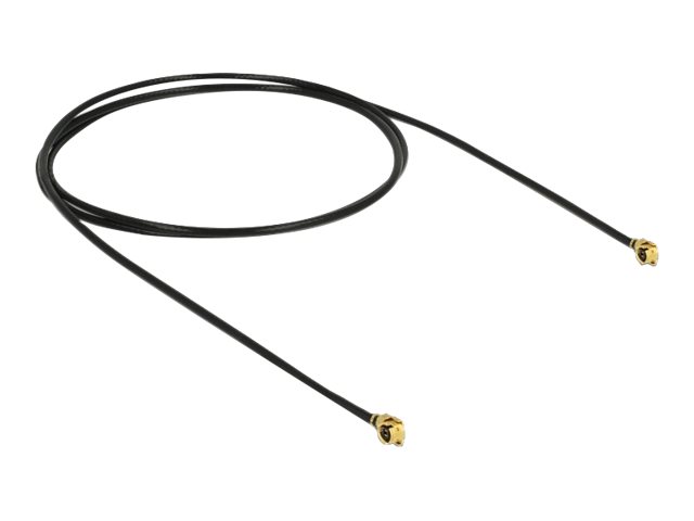 Delock Antennenkabel - MHF/U.FL Stecker gewinkelt zu MHF/U.FL Stecker gewinkelt