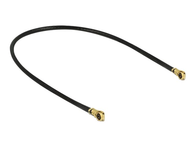 Delock Antennenkabel - MHF4/HSC Stecker gewinkelt zu MHF4/HSC Stecker gewinkelt