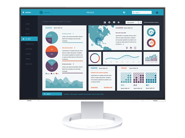 [EV2495-WT] EIZO FlexScan EV2495-WT - Mit FlexStand - LED-Monitor - 61.1 cm (24.1")