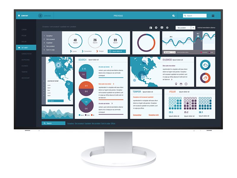 [EV2795-WT] EIZO FlexScan EV2795-WT - Mit FlexStand - LED-Monitor - 68.5 cm (27")