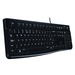 Logitech K120 Corded Keyboard, Volle Größe (100%), Kabelgebunden, USB, Schwarz