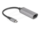 Delock Netzwerkadapter - USB-C - 10M/100M/1G/2.5G/5 Gigabit Ethernet x 1