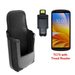 Zebra Agora Edge Black Holster for TC73 TC78 devices with Tread Reader.