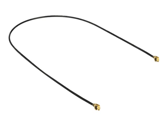 Delock Antennenkabel - MHF/U.FL Stecker gewinkelt zu MHF/U.FL Stecker gewinkelt