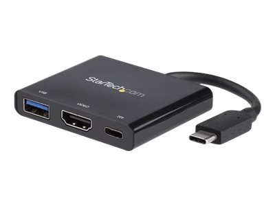 StarTech.com USB-C to HDMI Adapter - 4K 30Hz - Thunderbolt 3 Compatible - with Power Delivery (USB PD)