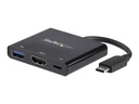 StarTech.com USB-C to HDMI Adapter - 4K 30Hz - Thunderbolt 3 Compatible - with Power Delivery (USB PD)