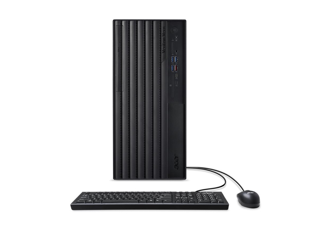 Acer Veriton Vero M4 VVM4720GT - Mid tower - Core i7 i7-14700 / 2.1 GHz - RAM 16 GB - SSD 512 GB - DVD SuperMulti - UHD Graphics 770 - 1GbE, Wi-Fi 6E, Bluetooth 5.3 - WLAN: 802.11a/b/g/n/ac/ax (Wi-Fi 6E)