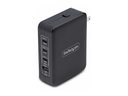 StarTech.com Startech 140W USB-C Wall Charger, USB-C/USB-A, PD GaN Power Adapter - Netzteil - GaN-Technologie - 140 Watt - 5 A - Power Delivery 3.1 - 4 Ausgabeanschlussstellen (USB, 3 x USB-C)