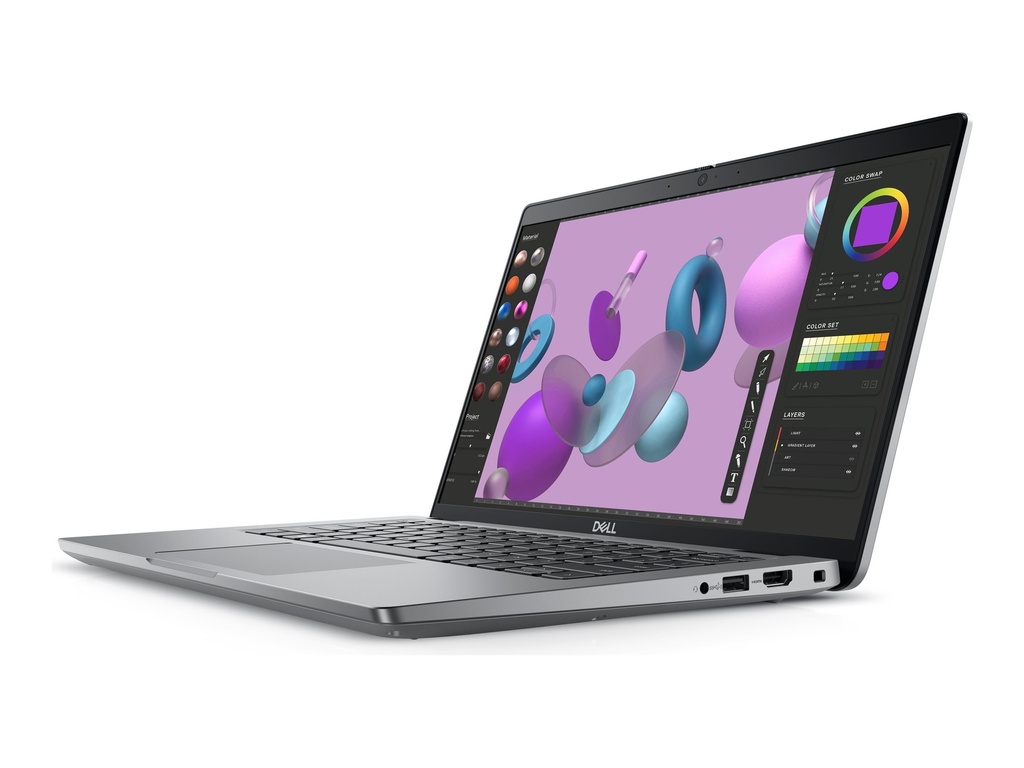 Dell Precision 3480 - Intel Core i7 1370P / 1.9 GHz - Win 11 Pro - RTX A500 - 32 GB RAM - 512 GB SSD NVMe, Class 35 - 35.56 cm (14")