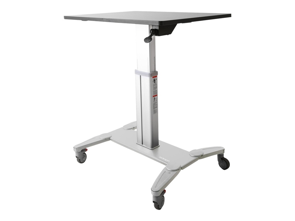 StarTech.com Startech Mobiler Sitz-/Steh-Arbeitsplatz mit 80cm Arbeitsfläche