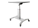 StarTech.com Startech Mobiler Sitz-/Steh-Arbeitsplatz mit 80cm Arbeitsfläche