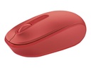 Microsoft Wireless Mobile Mouse 1850 - Maus - rechts- und linkshändig - optisch - 3 Tasten - kabellos - 2.4 GHz - kabelloser Empfänger (USB)