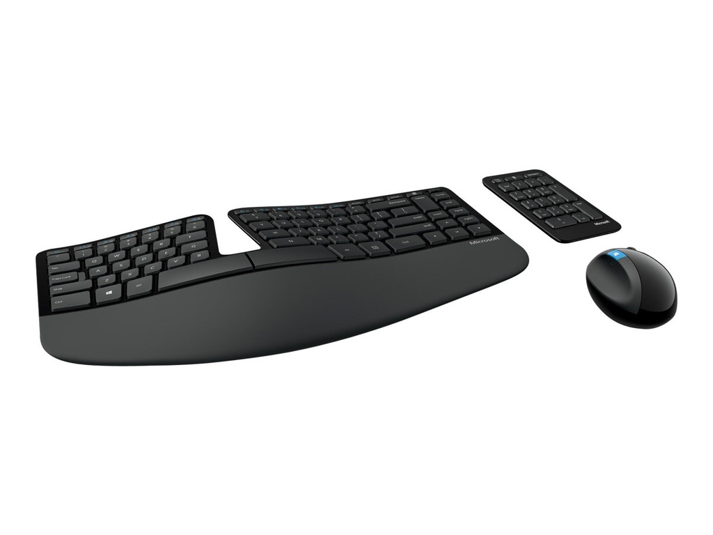 Microsoft Sculpt Ergonomic Desktop - Set aus Tastatur, Maus und Ziffernblock
