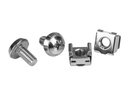 StarTech.com M6 Rack Schrauben und M6 Käfigmuttern - 20 Pack - Schraube - Silber - RoHS - 210 g - 20 Stück(e) - 122 mm