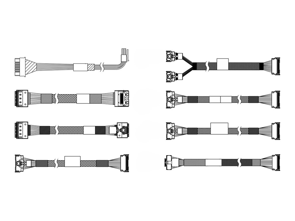 Lenovo Speicherkabelkit - für 2,5" Chassis-Front