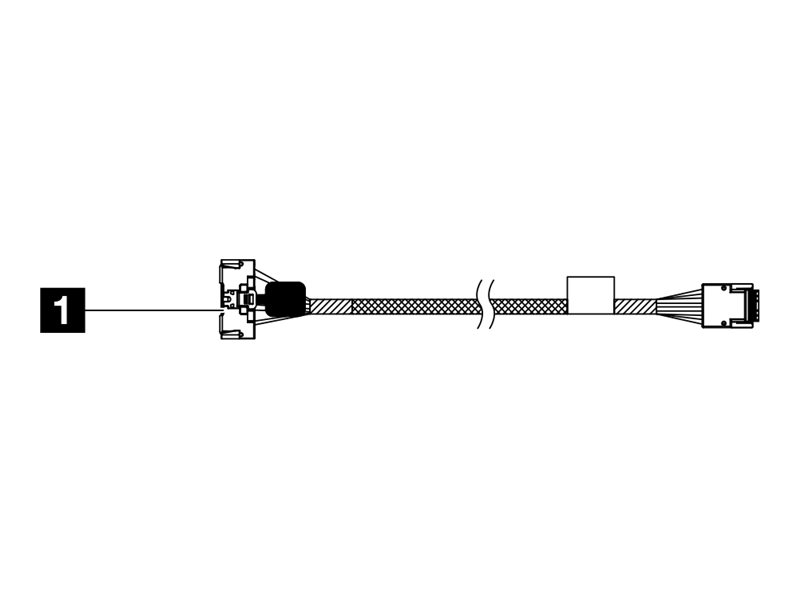 Lenovo SATA-Kabel - 52 cm