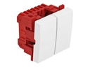 Delock Easy 45 - Druckschalter - 2 Kippschalter