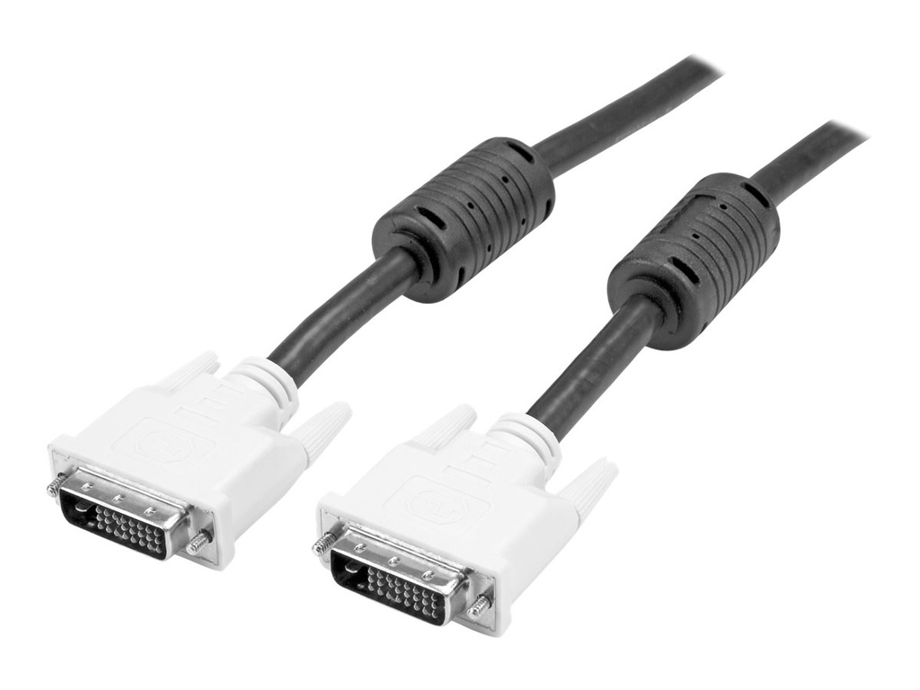StarTech.com DVI-D Dual Link Kabel 10m (Stecker/Stecker) - DVI 24+1 Pin Monitorkabel Dual Link - DVI Anschlusskabel mit Ferritkernen - DVI-Kabel - Dual Link - DVI-D (M)