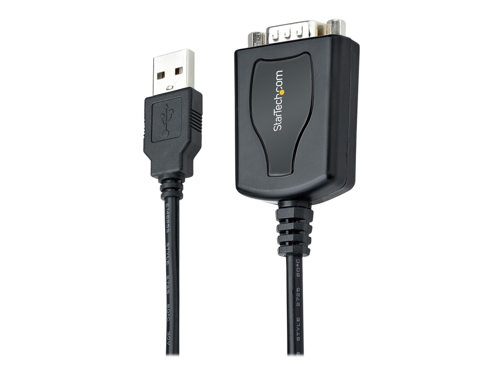 StarTech.com 1m USB auf RS232 Adapter mit COM Speicherung, DB9 zu USB
