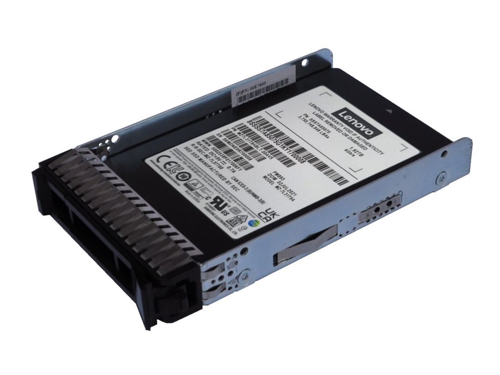 Lenovo SSD - Mixed Use - verschlüsselt - 1.6 TB - Hot-Swap - 2.5" (6.4 cm)