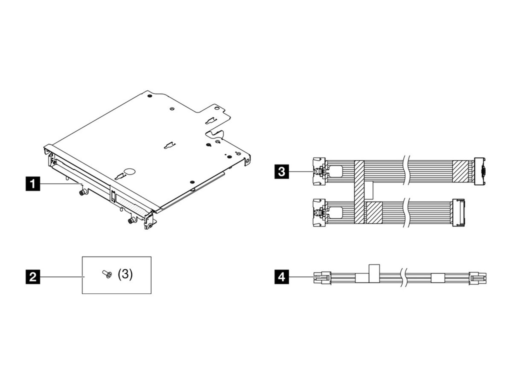 Lenovo Server-Riser-Baugruppe