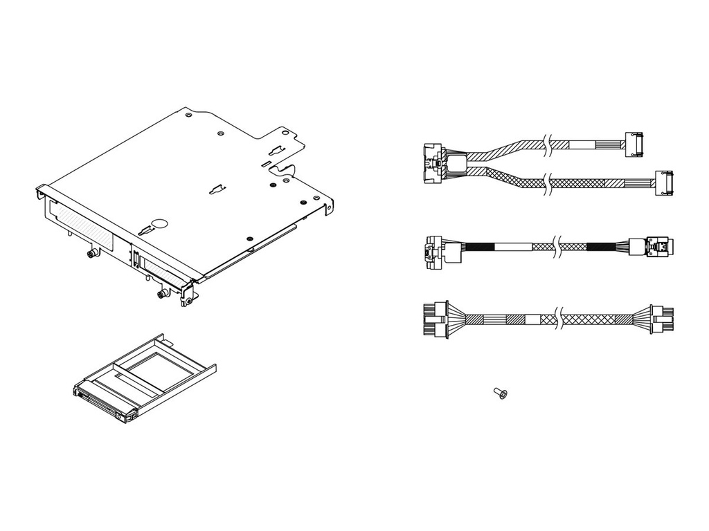 Lenovo Server-Riser-Kit - für ThinkEdge SE360