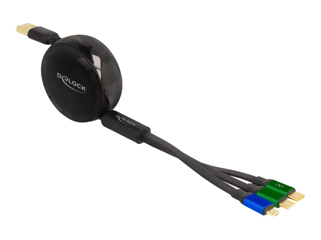 Delock USB-Kabel - USB (M) zu Micro-USB Typ B, USB-C (M)