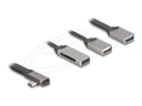 Delock Hub - 1 x USB 3.2 Gen 1 + 1 x USB 2.0