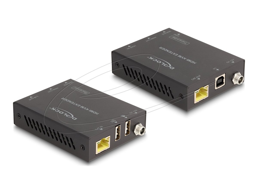 Delock Sender und Empfänger - KVM-/Audio-/USB-Extender
