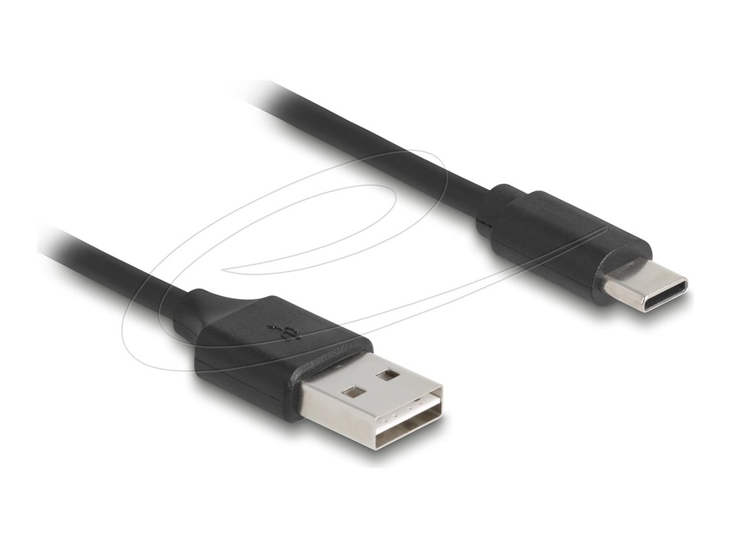 Delock USB-Kabel - USB (M) umkehrbar zu USB-C (M)