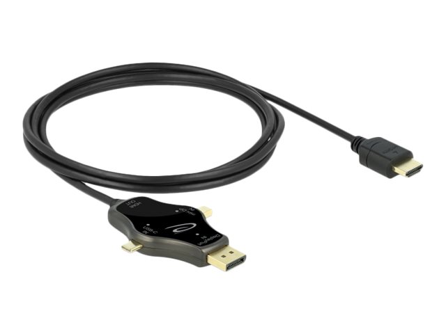 Delock 3 in 1 - Videoadapter - DisplayPort, Mini