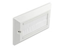 Delock Cable Management Cover 146 x 86 mm with white Brush Strips