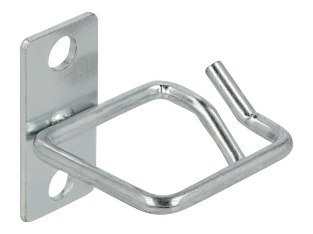 Delock Cable bracket 40 x 40 mm with laterally offset mounting plate metal