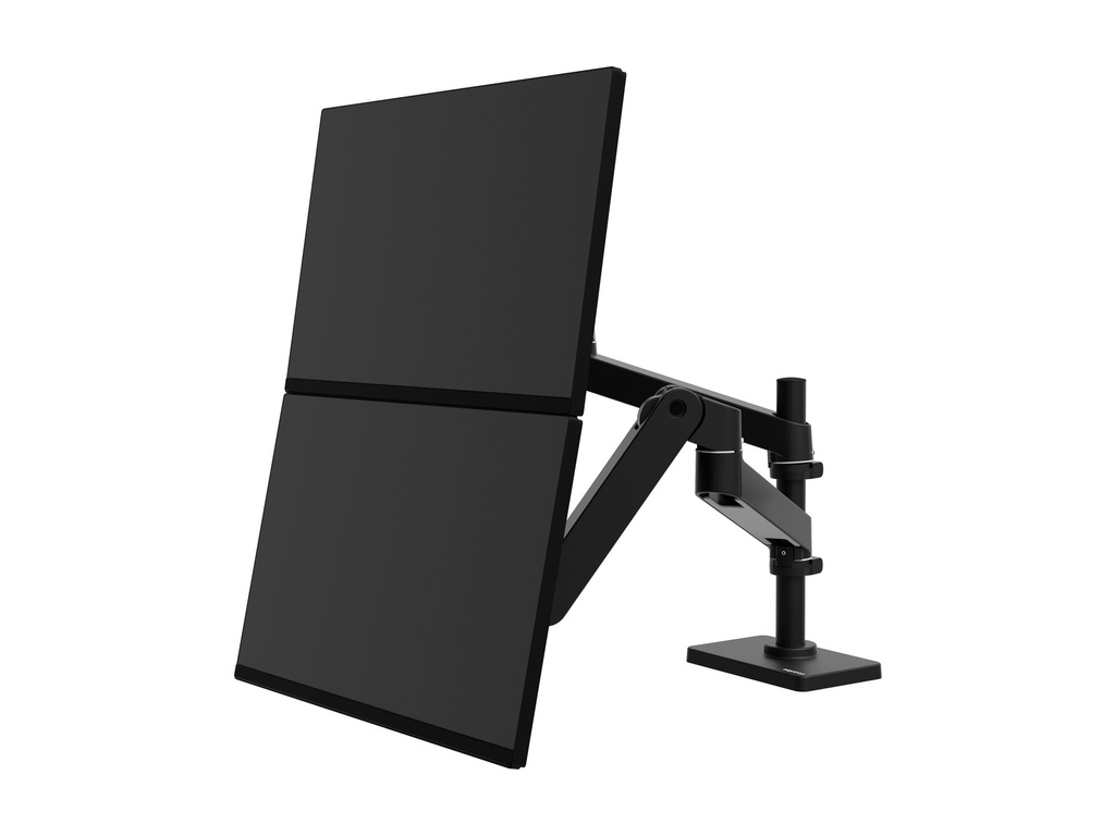 Ergotron LX Pro - Befestigungskit (Doppelarm) - modular - für 2 LCD-Displays - Aluminium - Schwarz - Bildschirmgröße: bis zu 68,6 cm (bis zu 27 Zoll)