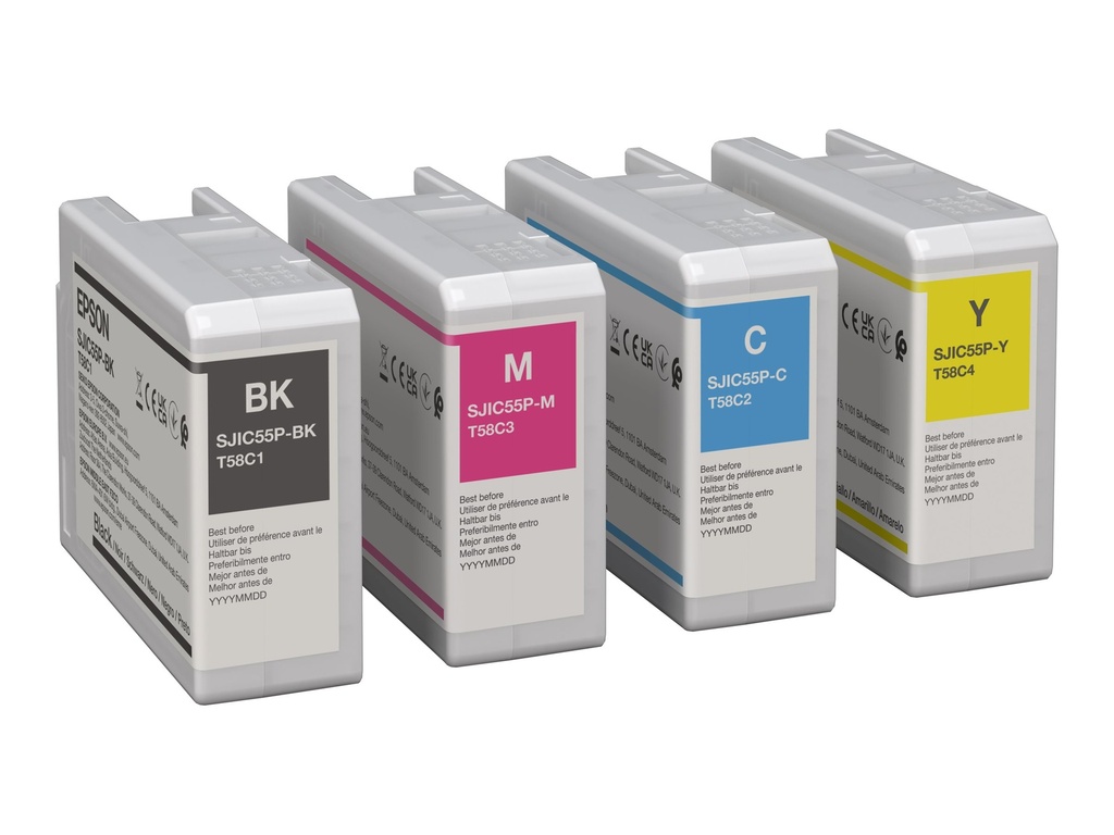 Epson T58C4 - 80 ml - Gelb - original - Tintenpatrone